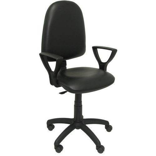 CHAISE AYNA SIMILICUIR BRAS FIXE - NOIR - PIQUERAS Y CRESPO