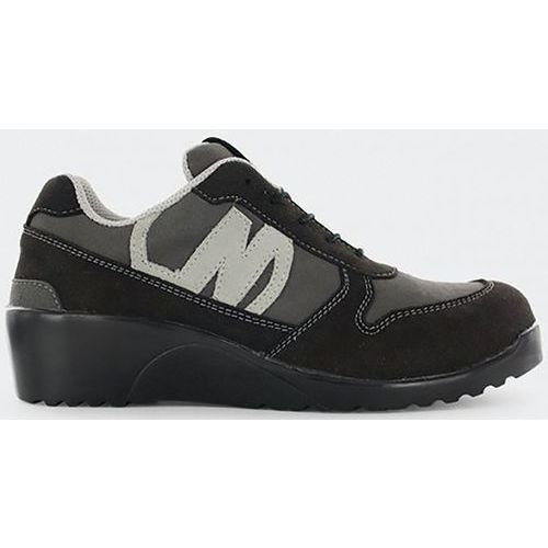 CHAUSSURE SÉURITÉ FEMME À TALON COMPENSÉ NOIRE ET GRISE T40 - NORDWAYS