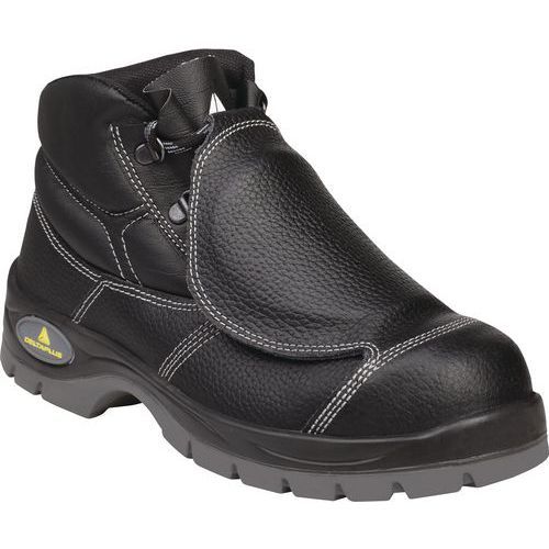 CHAUSSURES HAUTE MÉTATARSE À RABAT CUIR BUFFLE TAILLE 42 - DELTA PLUS