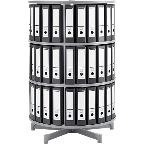 COLONNE ROTATIVE POUR CLASSEURS À LEVIER - MOLL - 3 NIVEAUX - HAUTEUR 122 CM