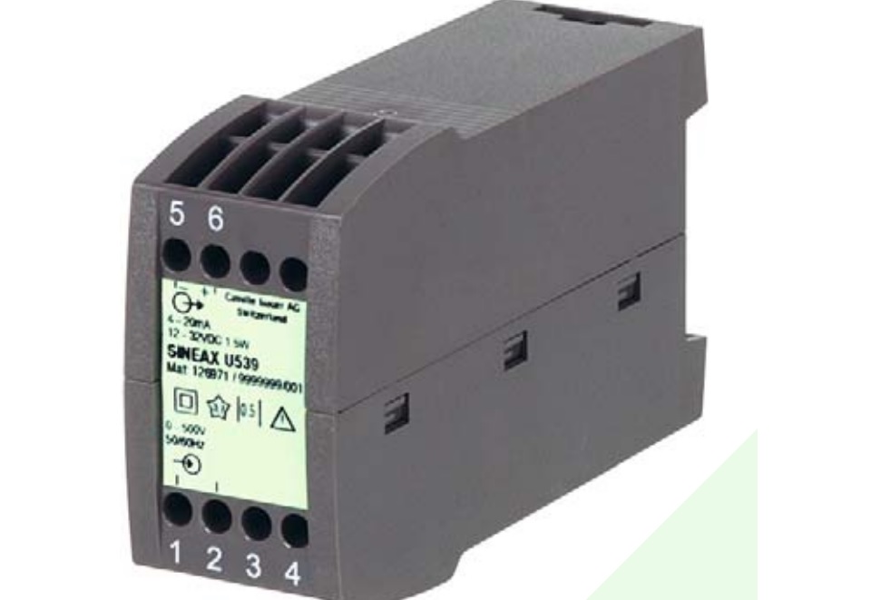 Convertisseur de tension alternative SINEAX U539 - 0-600 VAC - sortie unipolaire et live-zéro_0