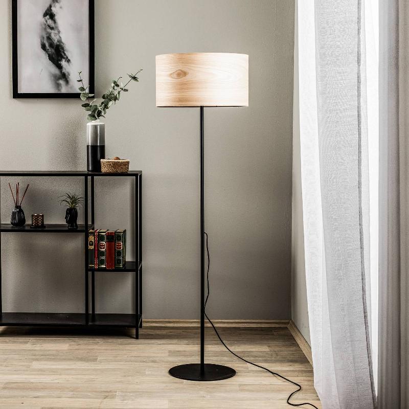ENVOSTAR VENEER LAMPE SUR PIED CŒUR DE FRÊNE