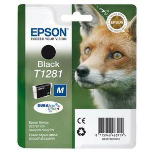 Epson cartouche jet d'encre durabrite ultra ink black ''renard'' (t1281) - c13t12814012_0