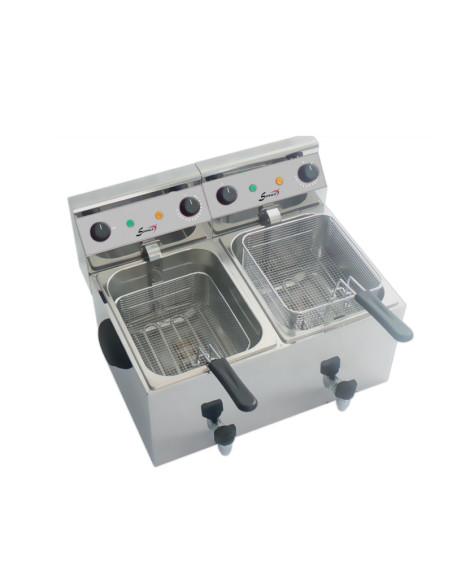 Friteuse électrique SOFRACA à poser 2x8 Litres - Référence : ACF69N_0