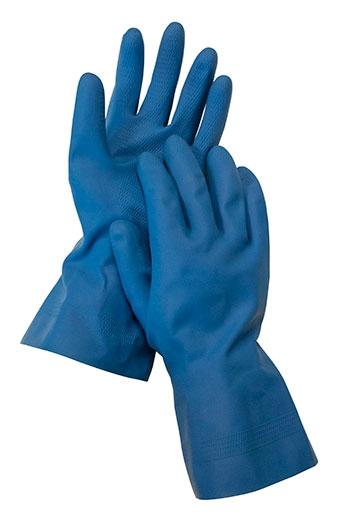 GANT CAOUTCHOUC BLEU DÉTECTABLE