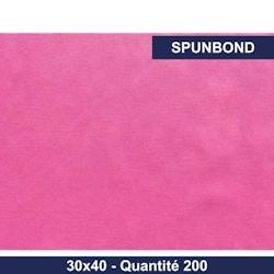 García de Pou Set de table 30x40 - Spunbond - Framboise - x200 - GARCIA DE POU - rose 7863577504776_0