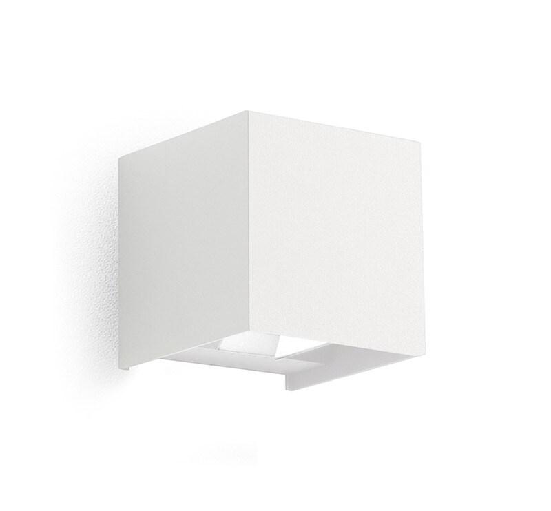 Gea Luce Applique Murale Extérieure Ges1020 2X5W Led Cct Sélectionnable 3000K/4000K/5500K Ip65 Blanc - Gealuce - GES1020_0