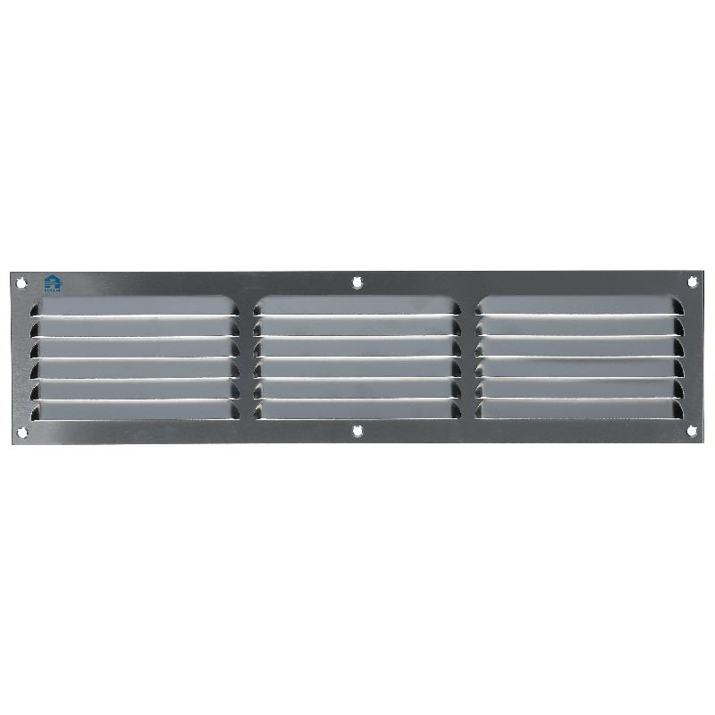 Grille estampée 436 400x100mm anodisé argent - RENSON - 44001001 - 588908_0