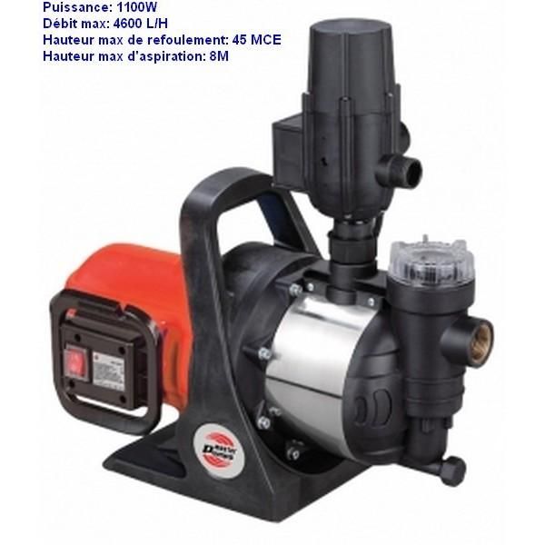 GROUPE HYDROPHORE MASTER PUMPS MPXI1101PC 1100W SURPRESSEUR