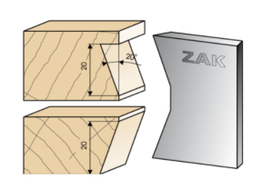 JEU DE 2 FERS ZAK531803 HAUTEUR 50MM