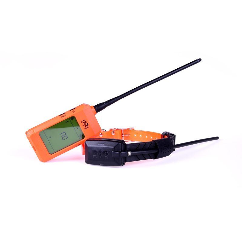 LOCALISATEUR GPS POUR CHIENS PORTÉE DE 20 KM AVEC FONCTION BECADA, BOUSSOLE ET CLÔTURE, COULEUR ORANGE. - DOGTRACE