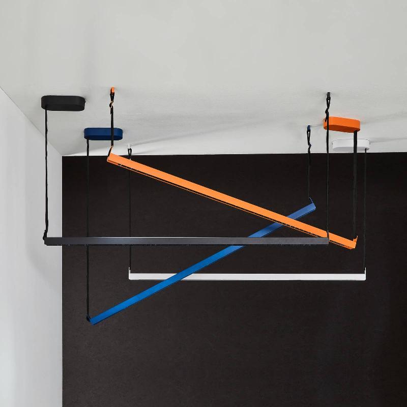 LOOM DESIGN SUSPENSION LED BELTO, BLANC