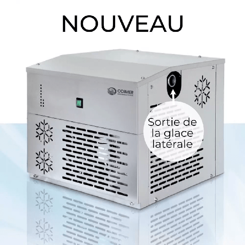 Machine à glace paillettes - GIM 360NB - Production 360 kg/24h - Acier inox - Gaz R452a_0