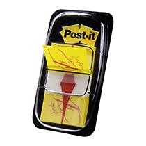 MARQUE-PAGES SIGNEZ ICI POST-IT - DISTRIBUTEUR DE 50 FEUILLES