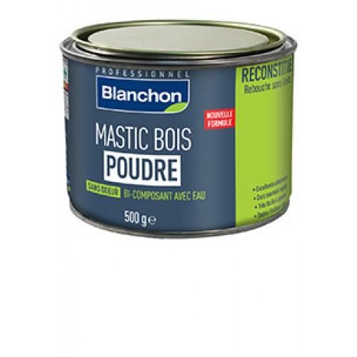 MASTIC À BOIS EN POUDRE SANS SOLVANT - CHÊNE RUSTIQUE - 500 G - WOOD MASTIC BLANCHON