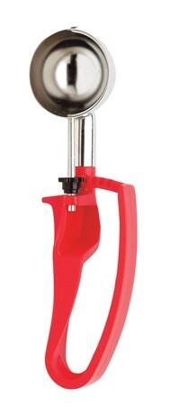 MATFER - CUILLÈRE PORTIONNEUSE UNIGRIP INOX 1/24 D.52 MM ROUGE - 187707