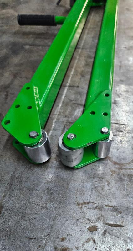 Molleteur pour jonction vulcanisation de bande - 1200mm de largeur - robuste avec galets bombés sur roulements_0