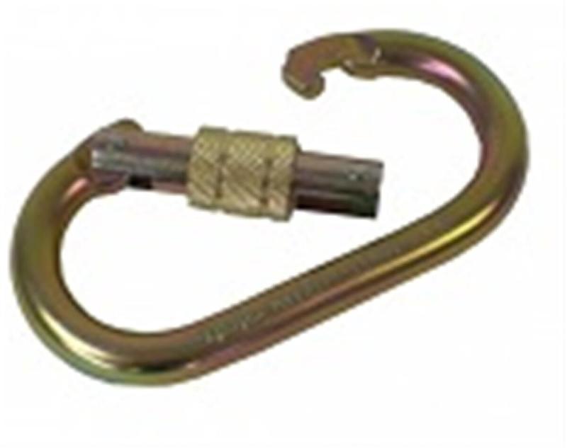 Mousqueton bloquant ovale en acier - 17mm - Solution de levage et halage performante_0