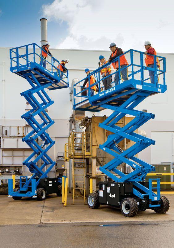 Nacelle élévatrice Genie® GS™-4069 RT - Conduite à pleine hauteur de 14,12 m pour terrains accidentés_0