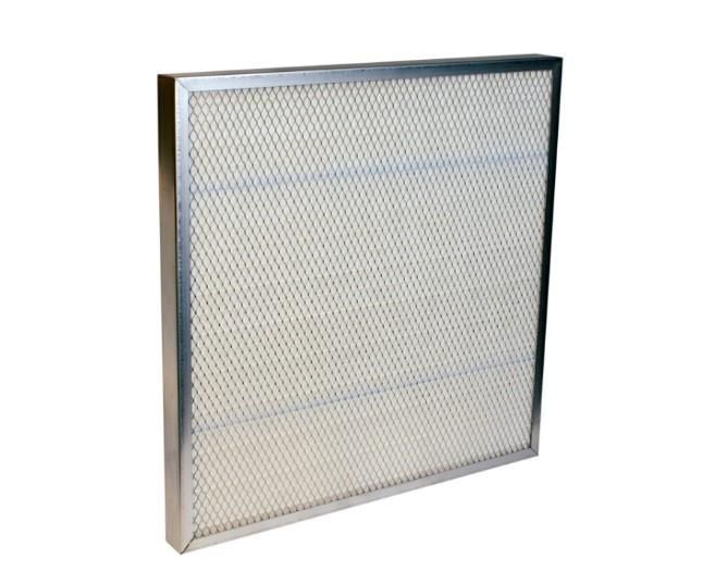 Panneaux filtrants plissés miniplis F9 FILTERCEL Series - microfibre de verre, cadre galvanisé, efficacité 95%_0