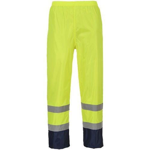 PANTALON DE PLUIE HAUTE-VISIBILITÉ H444 BLEU/JAUNE XXL - PORTWEST