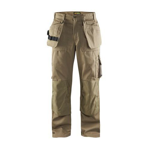 PANTALON DE TRAVAIL ARTISAN À POCHES FLOTTANTES BEIGE C56 - BLAKLADER