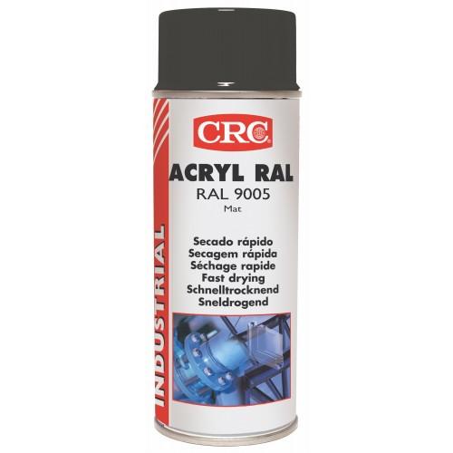 PEINTURE ACRYLIQUE DE FINITION NOIR GRAPHITE MAT - AÉROSOL 400 ML CRC