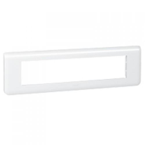 PLAQUE DE FINITION HORIZONTALE MOSAIC BLANCHE - 10 MODULES LEGRAND