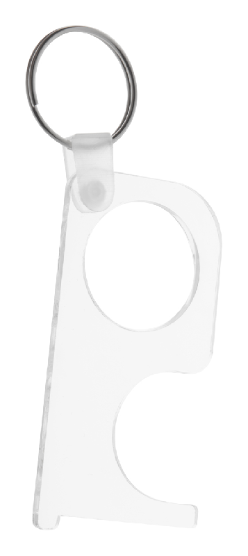 Porte-clés hygiénique en acrylique - pratique pour boutons et portes sans contact_0