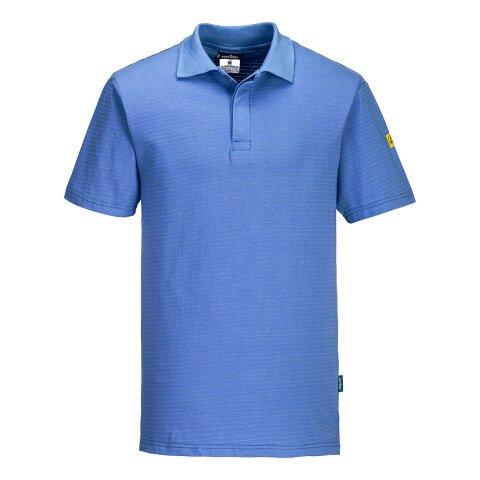 PORTWEST AS21 POLO ANTISTATIQUE ESD BLEU HAMILTON - TAILLE XS