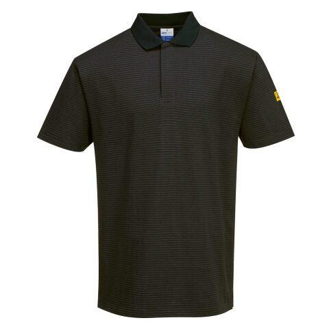 PORTWEST AS21 POLO ANTISTATIQUE ESD NOIR - TAILLE XS