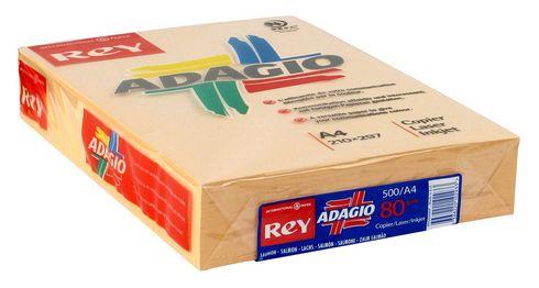 PAPIER A4 COULEURS PASTEL SAUMON 80 G REY ADAGIO - RAMETTE DE 500 FEUILLES