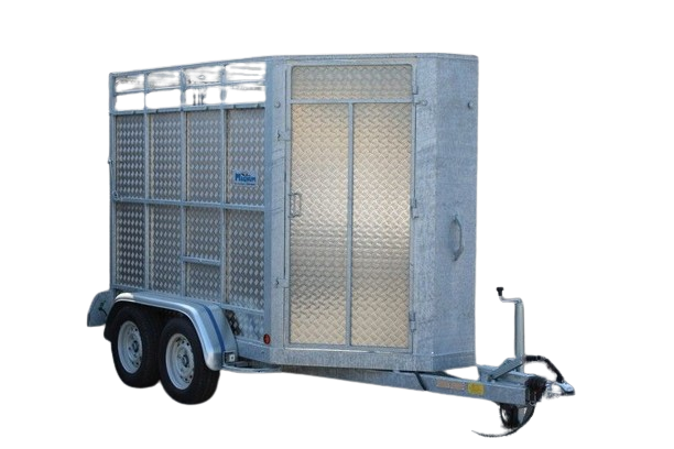 Remorque pour transport d'animaux - 2 places - 3,00 x 1,50 x 1,85 m - 2000KG - MAGNUM VAN BOVIN 200VB3 ALU_0