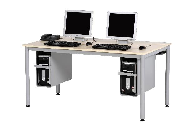 TABLE INFORMATIQUE FIGURA 120X60 CM PLATEAU STRATIFIÉ AVEC ACCÈS GOULOTTE - MANUTAN COLLECTIVITÉS