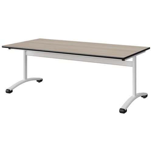 TABLE MALIBU 160X80 T3 DL STRA ANTIB ACACIA/NOIR BLC 9016