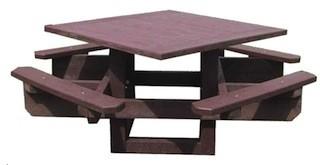 Table pique-nique Provence DMC - résistante, écologique et sans entretien_0