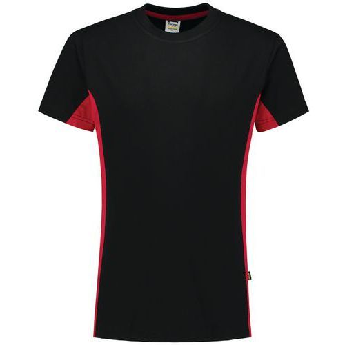 TEE-SHIRT BICOLOR 102004 BLACK-RED XS - TRICORP WORKWEAR