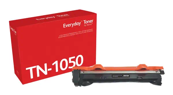 Toner Noir Everyday¢ de Xerox compatible avec Brother TN1050, Capacité standard_0