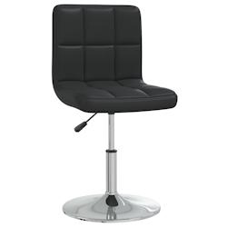 VidaXL Tabouret De Bar Noir Similicuir - noir 8720286525500_0