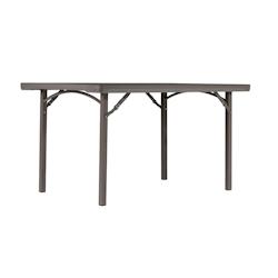 ZOWN Table pliante rectangulaire 137 x 91 cm XXL4.5 Premium - marron plastique SP-PT051X001_0