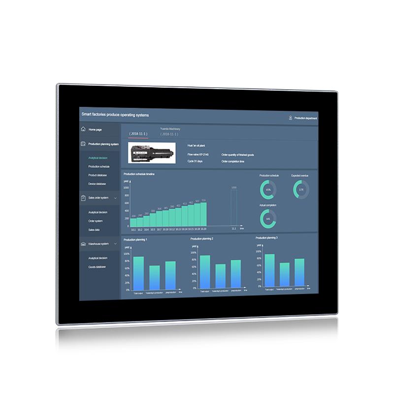 Panel PC industriel fanless 15 pouces pour supervision, HMI et automatisation - EVI-C015SAC avec écran tactile et protection IP66_0