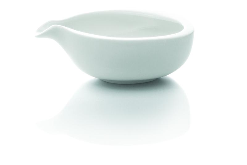 CRÉMIER OVALE IVOIRE PORCELAINE 6 CL 9 CM NABUR RAK