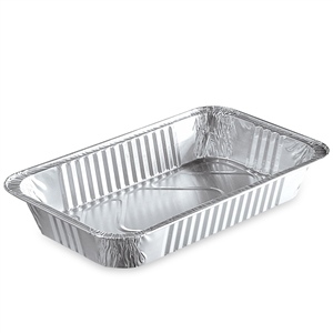 100 PLATS GASTRONOMES JETABLES ALUMINIUM 1170ML