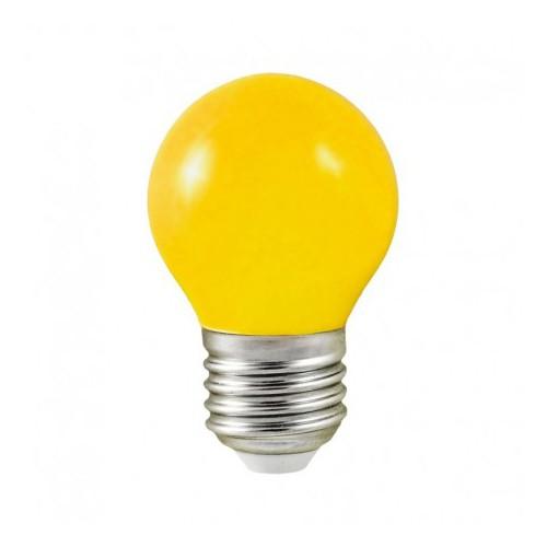Ampoule LED 1 Watt - Bulb E27 - Jaune - Culot E27_0