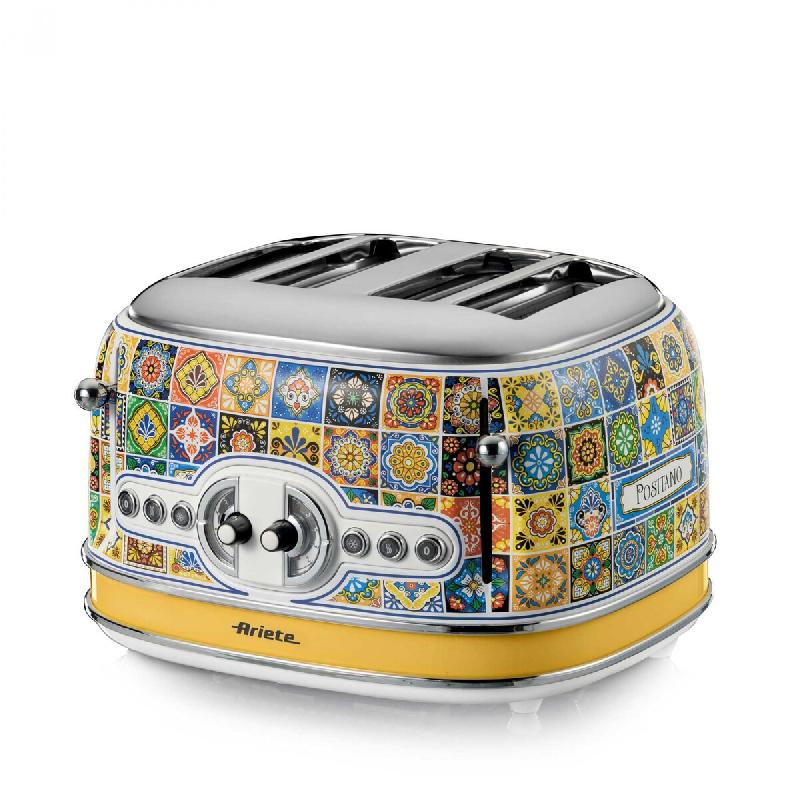 Ariete Toaster 4 Tranches 1630W Vintage Positano * - 035-1252848_0