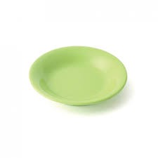ASSIETTE A FROMAGE RONDE 12 CM MELAMINE VERTE