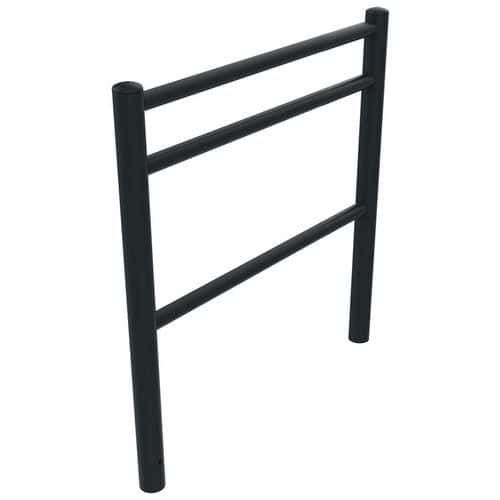 BARRIÈRE LIZEL 1 M TÊTE BOMBÉE MÉTAL GRIS 7016 - BUTON DESIGN