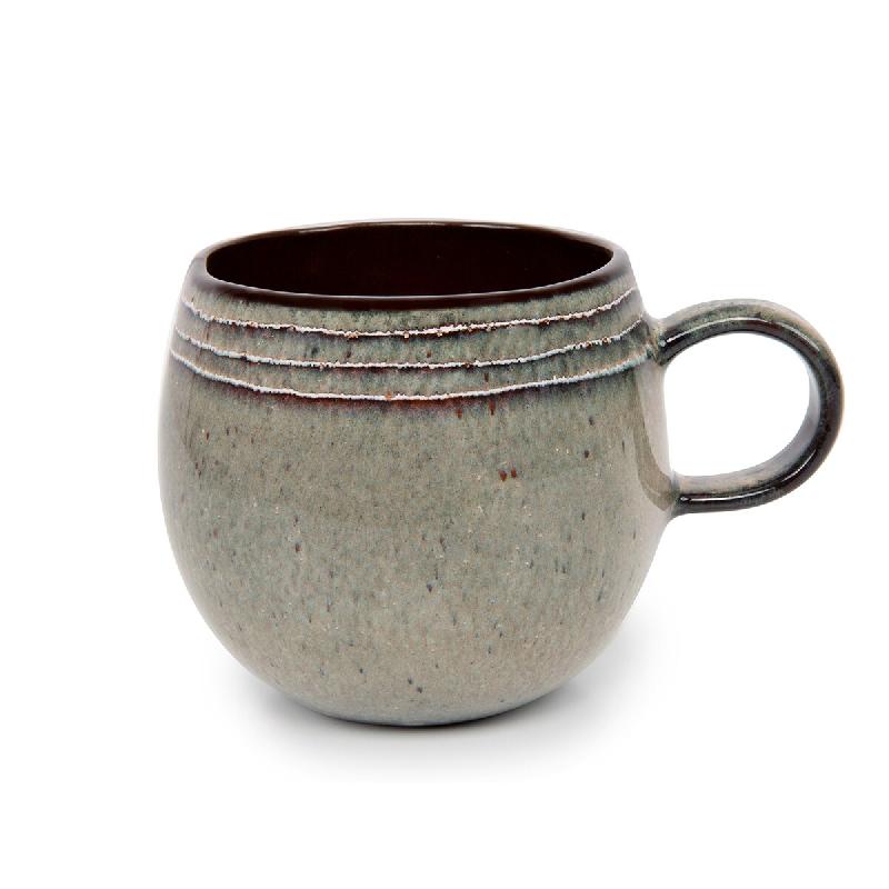Bazar Bizar Mug en grès cérame 11x11x10 cm couleurs mélangées - Lot de 6 - multicolore Grès POCE026Y-L-MTR6_0