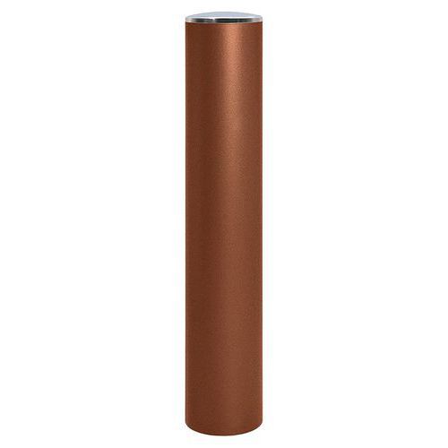 BORNE ANTI-BÉLIER Ø 22 CM COUVERCLE INOX ZINC ASPECT CORTEN - PROCITY