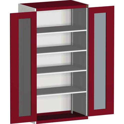 BOTT 1 ARMOIRE À PORTES TRANSPARENTES CUBIO 1050X650X2000MM - BOTT
